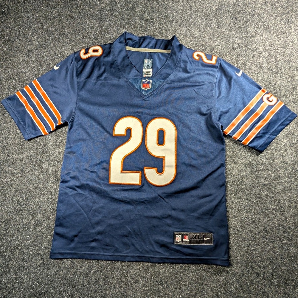 Nike NFL Chicago Bears Tarik Cohen 29 On Field Jersey Boys XL Blue Football